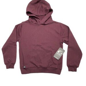 GTM SPORTSWEAR Unisex Kids Fleece Hoodie Sizes YS/YM/YXL Burgundy‎ Maroon NWT
